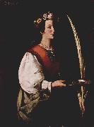 Francisco de Zurbaran Hl Lucia oil painting